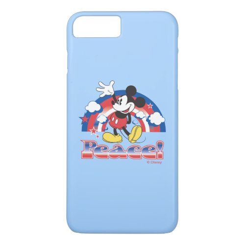 Holiday Mickey  Patriotic Peace Rainbow iPhone 8 Plus7 Plus Case