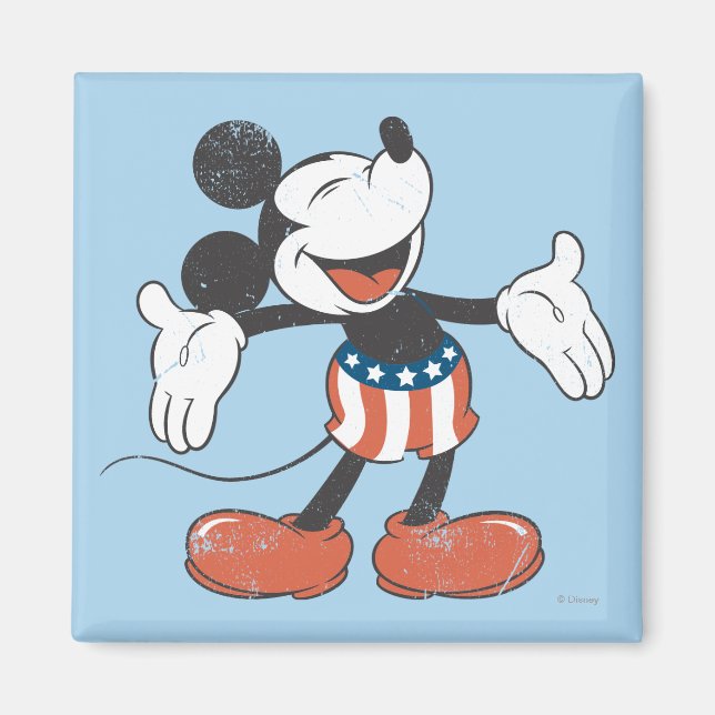 Holiday Mickey | Patriotic Singing Magnet (Front)
