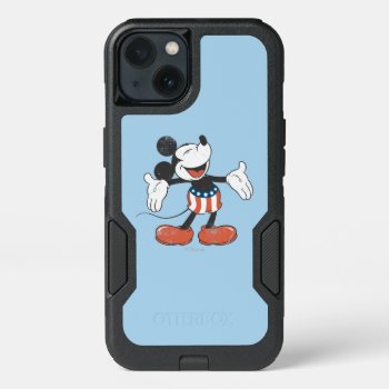 Holiday Mickey | Patriotic Singing Iphone 13 Case by MickeyAndFriends at Zazzle