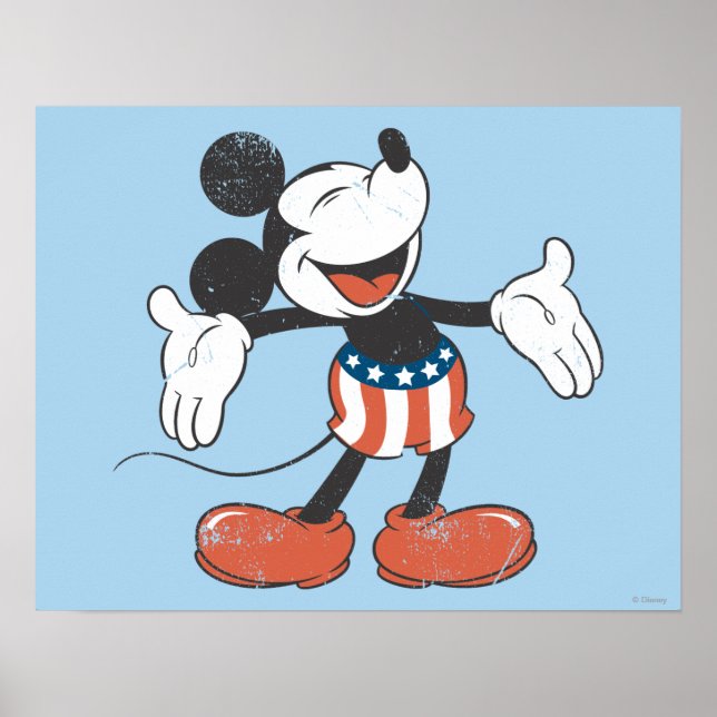 Holiday Mickey | Patriotic Singing Poster (Front)