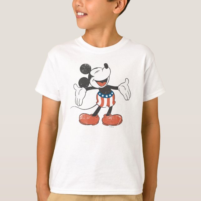Holiday Mickey | Patriotic Singing T-Shirt (Front)