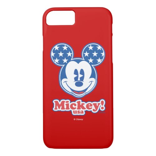 Holiday Mickey  Patriotic Stars iPhone 87 Case