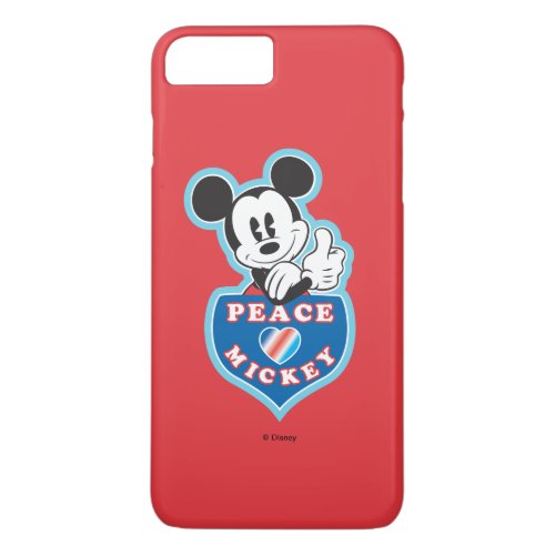 Holiday Mickey  Peace Love iPhone 8 Plus7 Plus Case