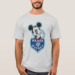 Holiday Mickey Peace Love T-Shirt