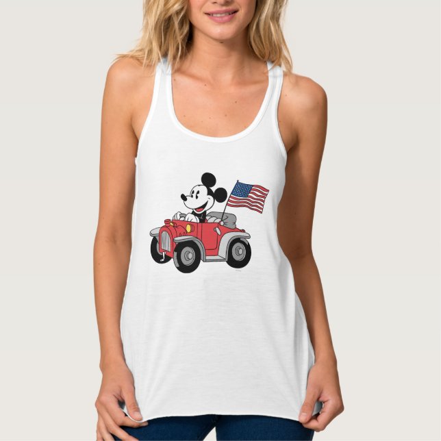 Holiday Mickey | Red Convertible Tank Top (Front)