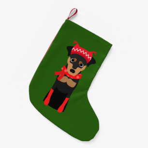 Holiday Miniature Pinscher Christmas Stocking