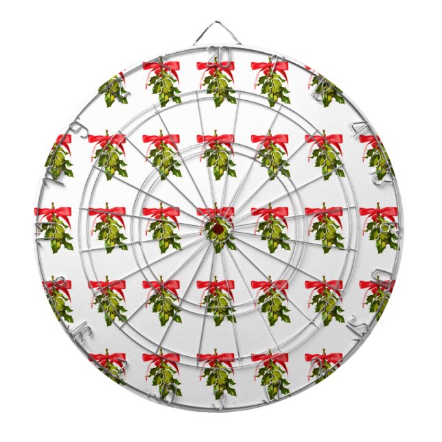 holiday mistletoe dart board (Front)