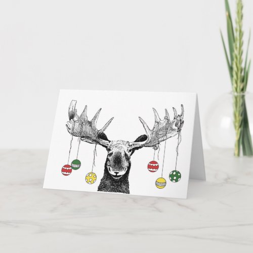 Holiday Moose Card