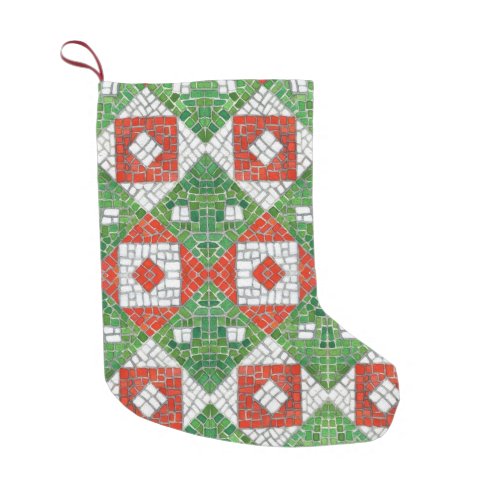 HOLIDAY MOSAIC Christmas Stocking II  Small