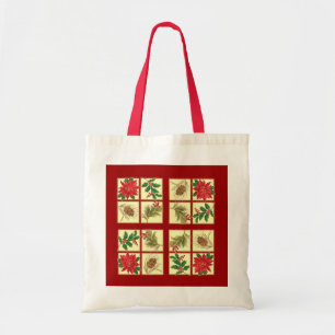 Holiday Mosaic Tote Bag