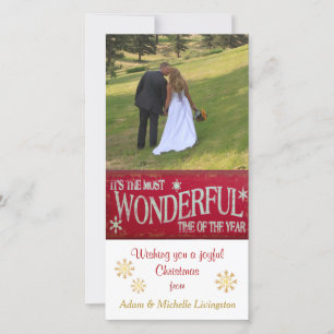 Holiday Most Wonderful Time Card