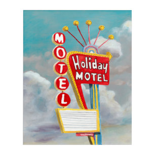 Holiday Motel Sign Acrylic Print