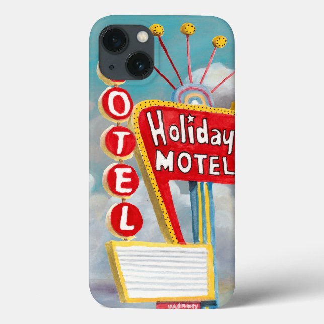 Holiday Motel Sign Case-Mate iPhone Case (Back)