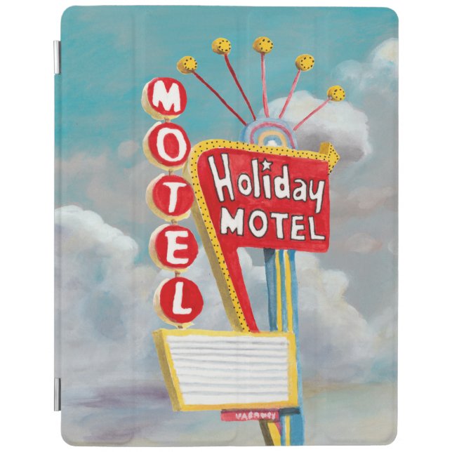 Holiday Motel Sign iPad Smart Cover (Front)