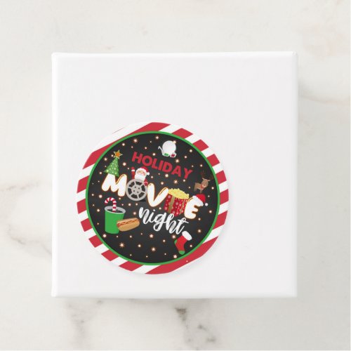 Holiday Movie Night Favor Tag