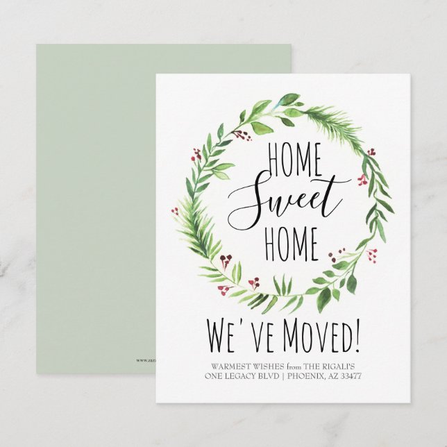 Holiday Moving and New Home Announcement (Front/Back)