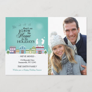 Holiday Moving Photo Announcement