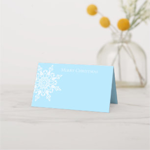 Holiday Name Place Card-Snowflake Place Card