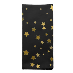 Holiday Napkins Set-Gold Stars