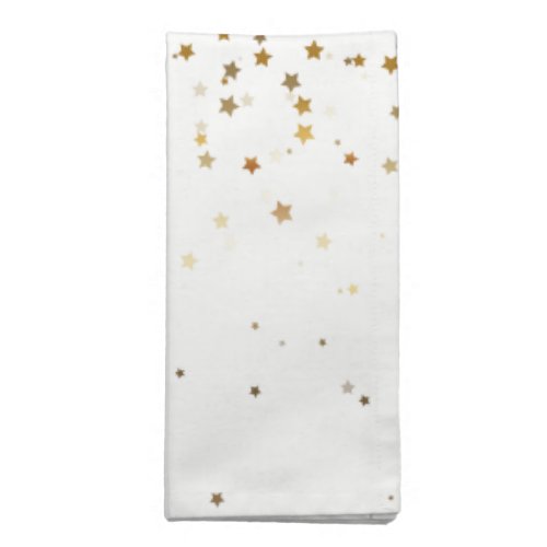 Holiday Napkins Set_Gold Stars