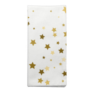 Holiday Napkins Set-Gold Stars