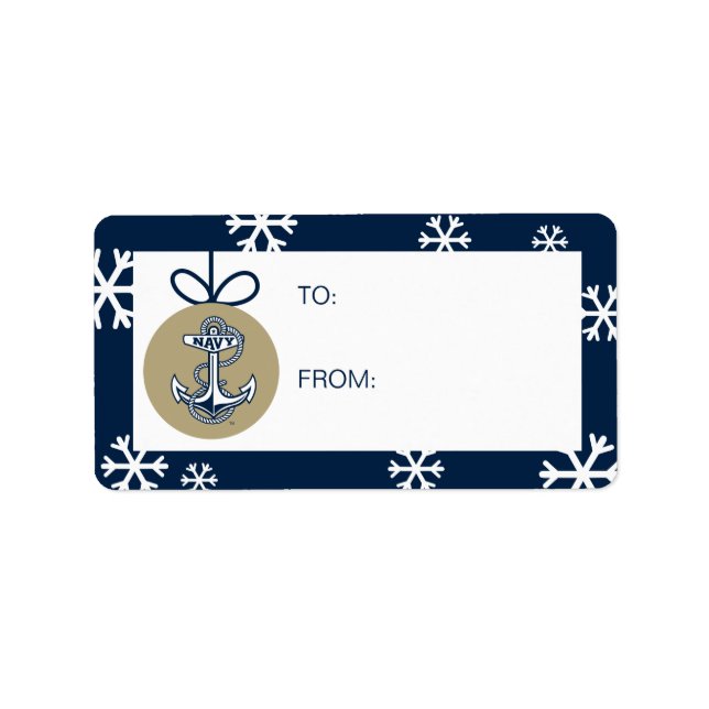 Holiday | Naval Academy Anchor Label (Front)