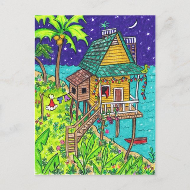 Holiday nights postcard (Front)