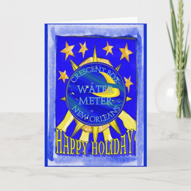 Holiday NOLA Water Meter Card (Front)