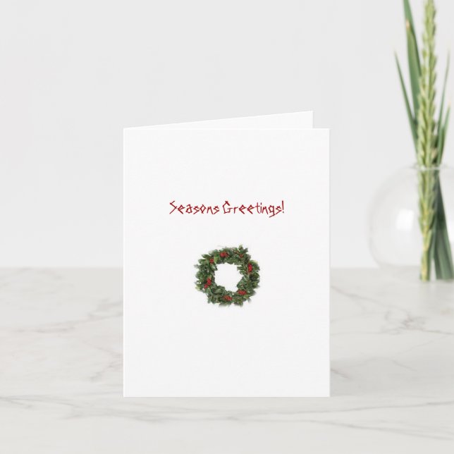 Holiday Note Card (Front)