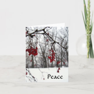 Holiday Note Card Peace