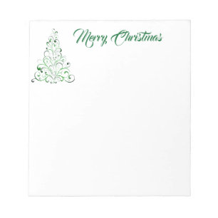Holiday Notepad-Fancy Tree Notepad