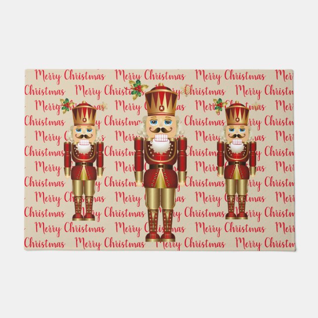 Holiday Nutcracker Doormat (Front)