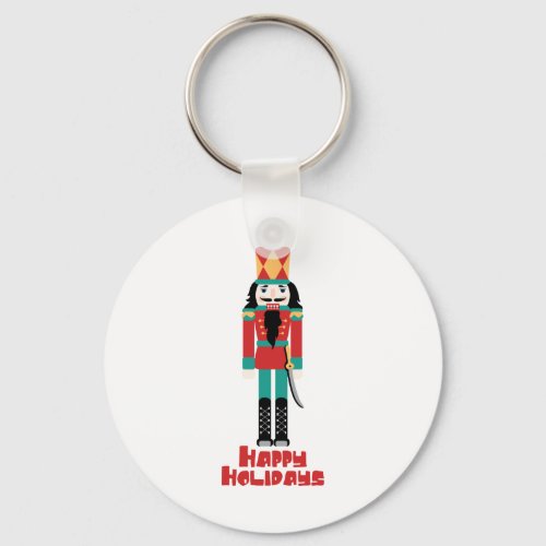 Holiday Nutcracker Keychain