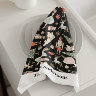 Holiday Nutcracker Kitchen Towels