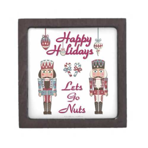 Holiday Nutcracker Lets Go Nuts Keepsake Box