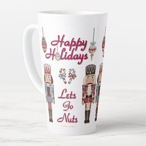 Holiday Nutcracker Lets Go Nuts Latte Mug