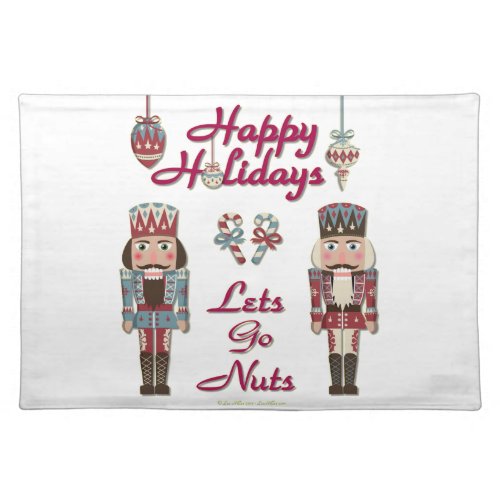Holiday Nutcracker Lets Go Nuts Placemat