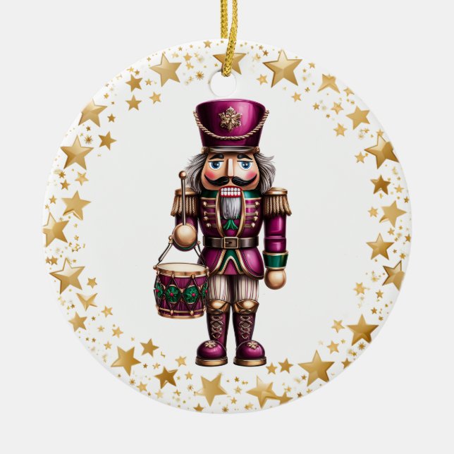 Holiday Nutcracker Ornament (Front)