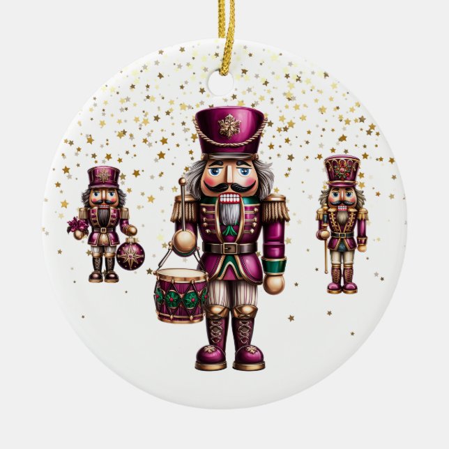 Holiday Nutcracker Ornament (Front)