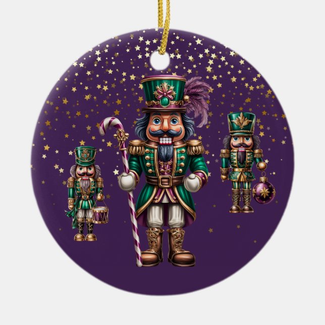 Holiday Nutcracker Ornament (Front)