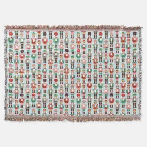 Holiday Nutcracker Throw Blanket