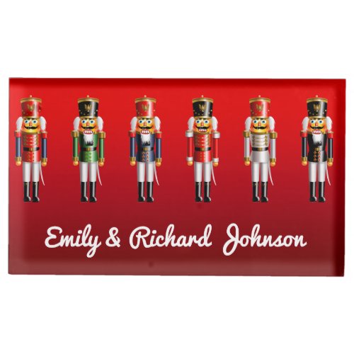 Holiday Nutcracker Toy Soldiers Table Number Holder