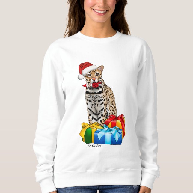 Holiday ocelot - sweatshirt (Front)