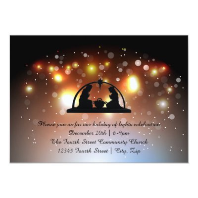 church christmas service invitation template zazzle com