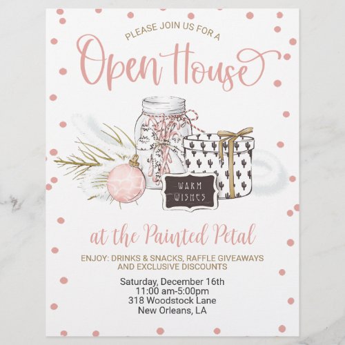 Holiday Open House Flyer