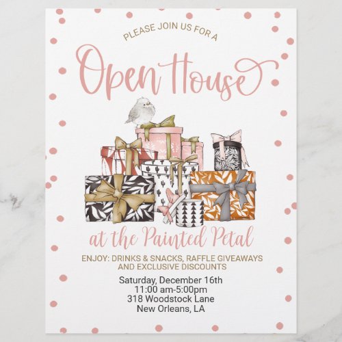 Holiday Open House Flyer