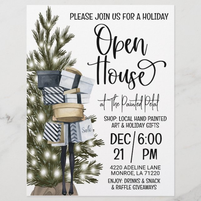 Holiday Open House Flyer (Front)