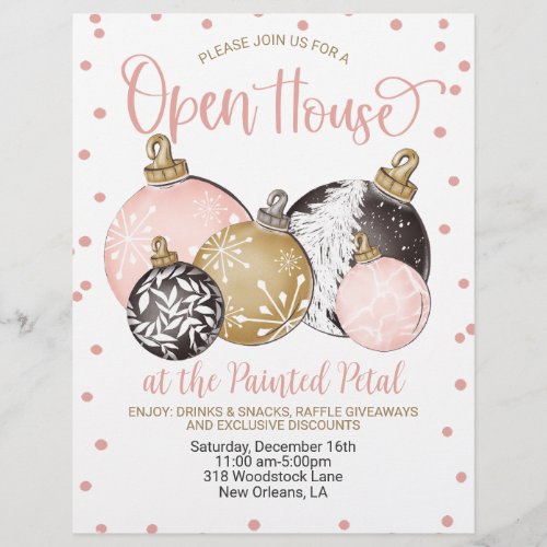 Holiday Open House Flyer