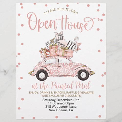 Holiday Open House Flyer