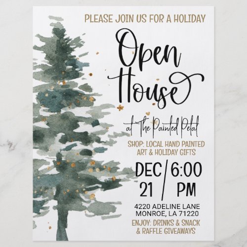 Holiday Open House Flyer